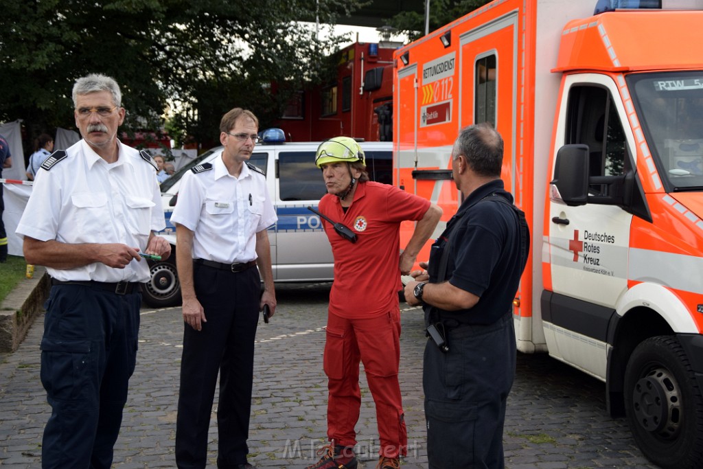 Koelner Seilbahn Gondel blieb haengen Koeln Linksrheinisch P710.JPG - Miklos Laubert